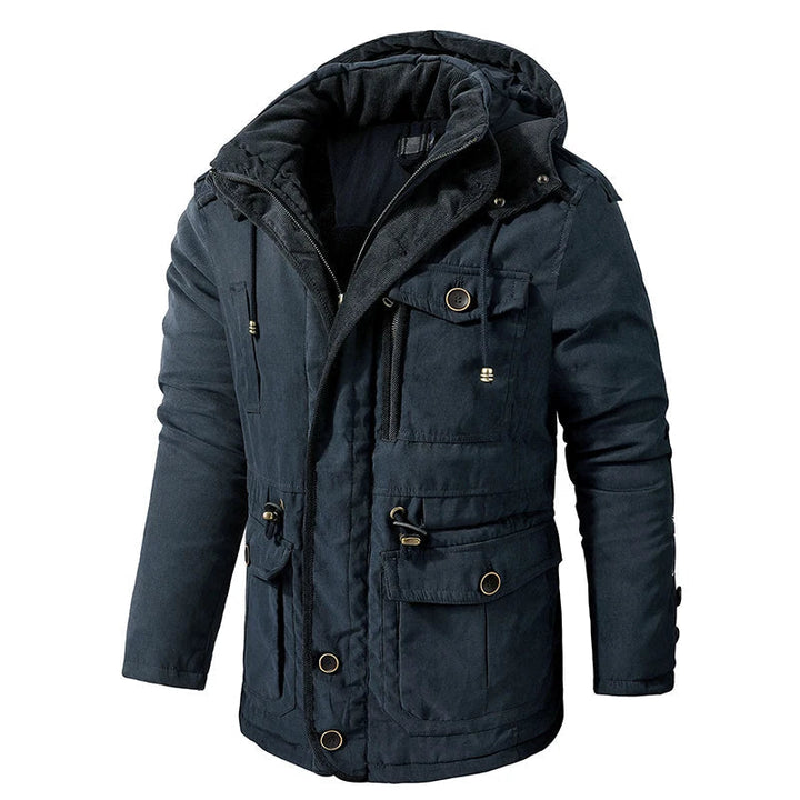 Waver Mens Parka Jacket featuring a fleece lining and windproof design, perfect for winter outdoor activities. - 8