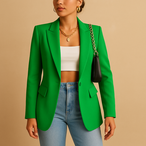 Wina Black Blazer | Structured Design for Women, Versatile and Stylish 0