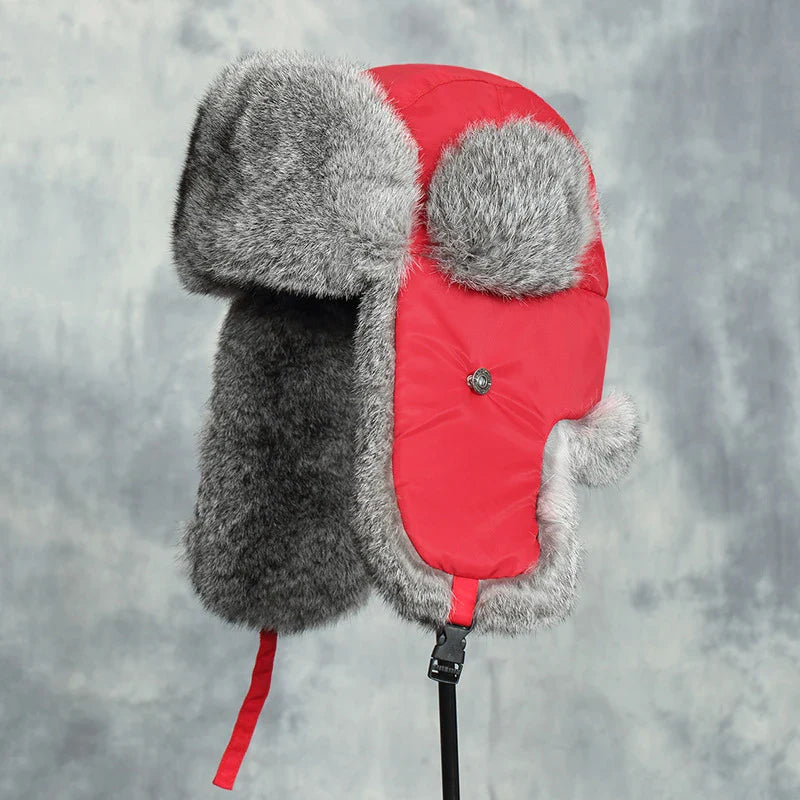 Winter hat with ear flaps