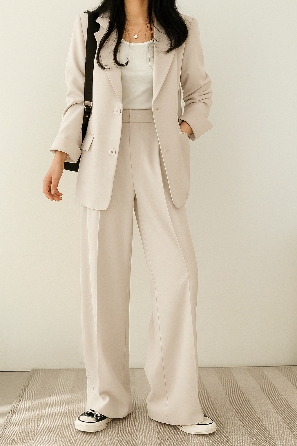 Wisteria Women's Suit | Tailored Blazer and Pantaloon Set, High-Quality Fabric 3