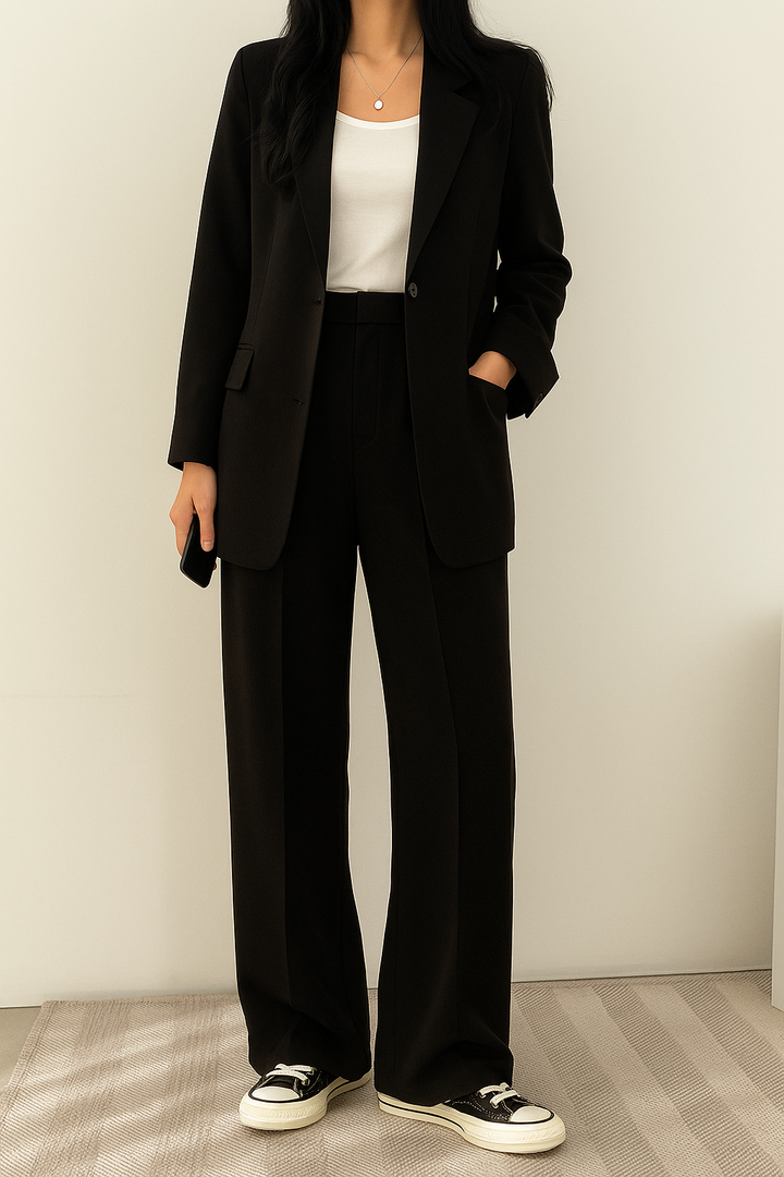 Wisteria Women's Suit | Tailored Blazer and Pantaloon Set, High-Quality Fabric 4