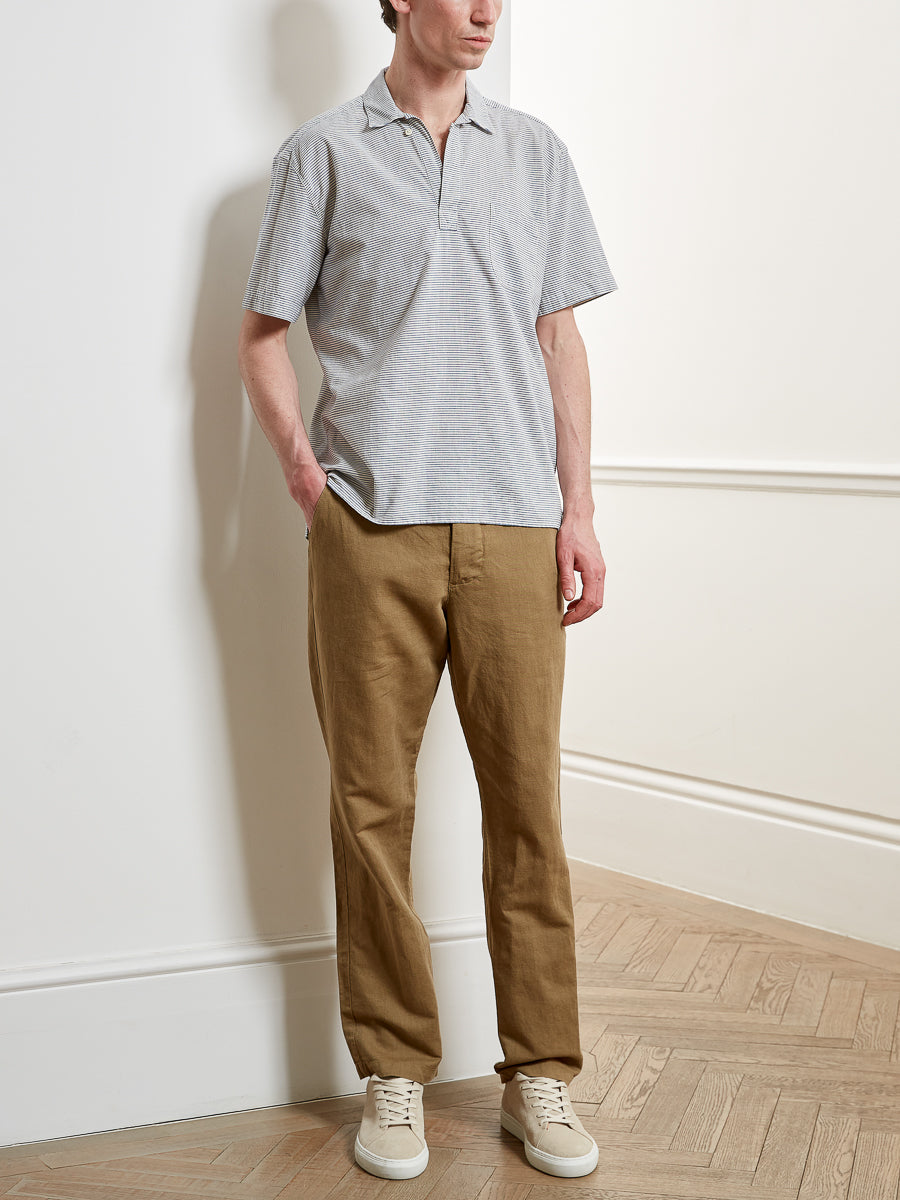 Yarrow Men's Shirt | Lightweight, Relaxed Fit, Short Sleeve, Bali Blue 5