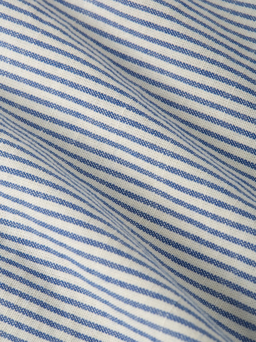 Yarrow Men's Shirt | Lightweight, Relaxed Fit, Short Sleeve, Bali Blue 7
