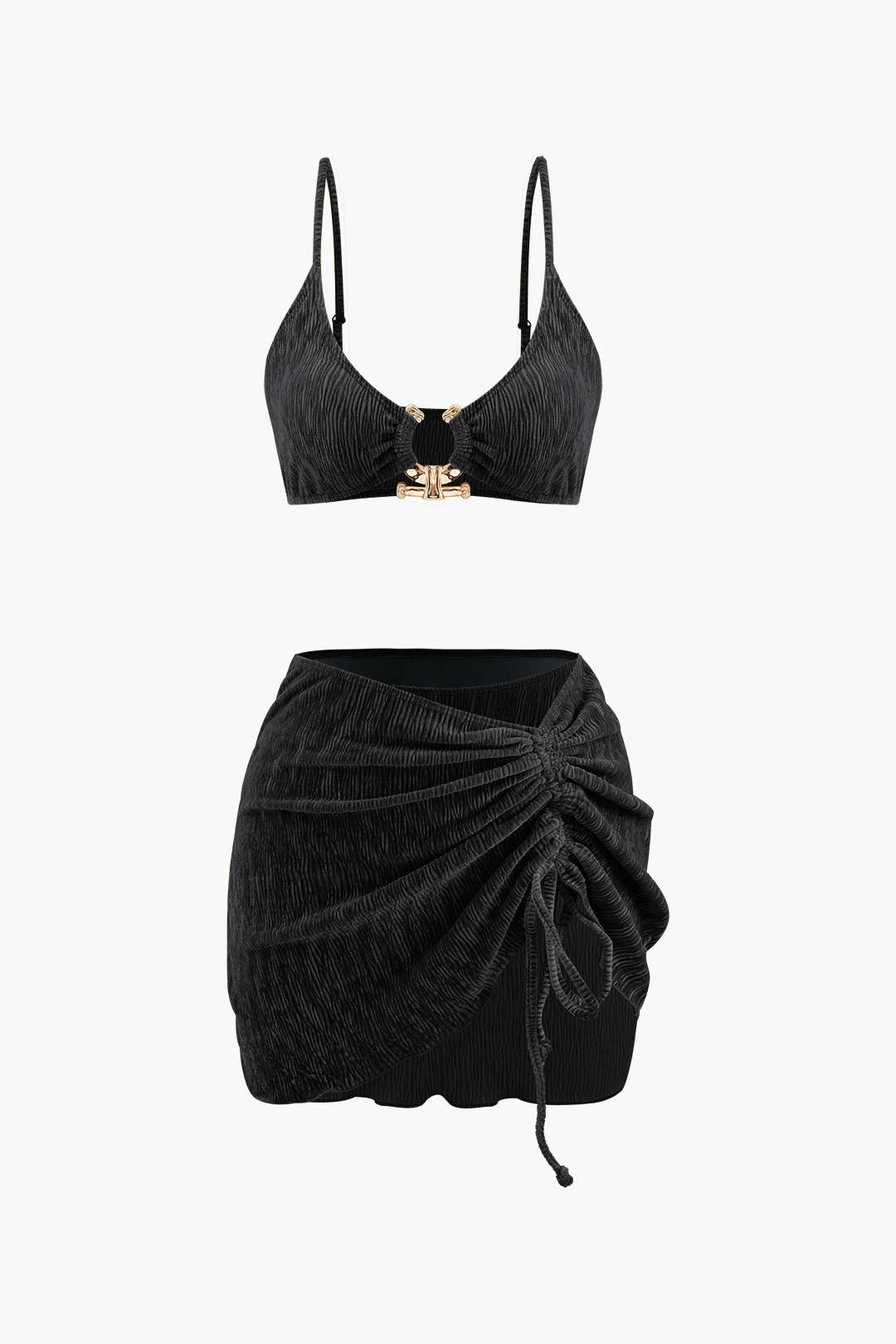 Nena | Velvet Bikini And Sarong