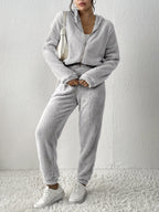 Fleece Loungewear Set | Ultra-Soft Hoodie & Joggers | Cosy Casual Wear