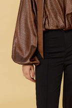 Alexia | Satin Long-Sleeve