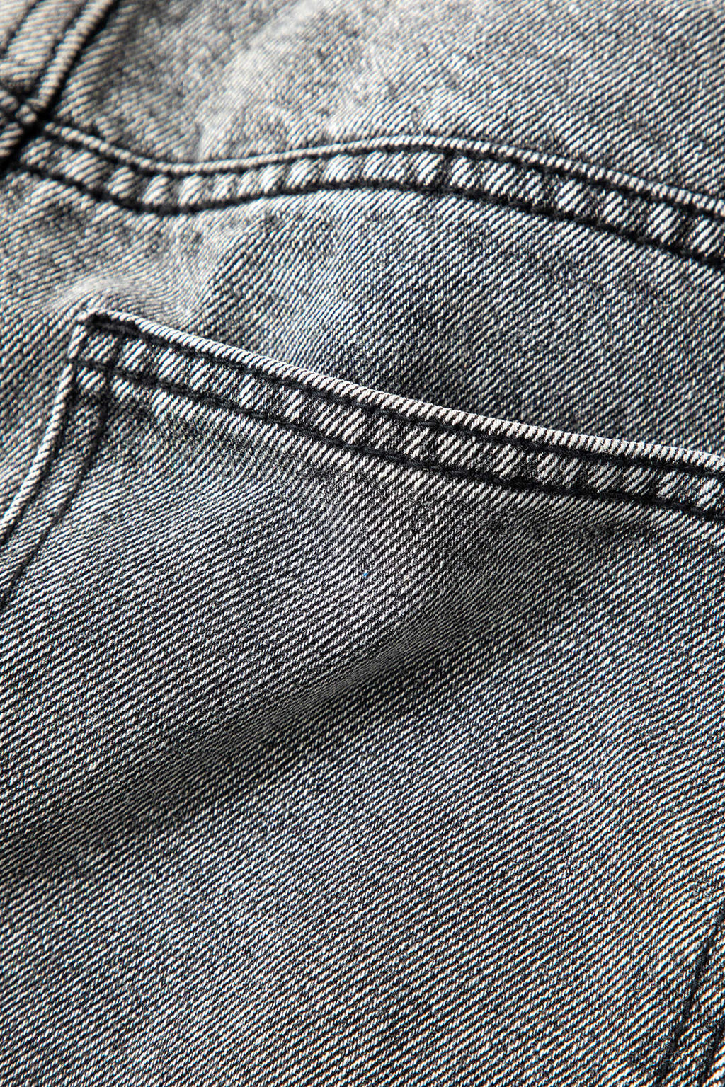 Asymmetric | Waist Straight Leg Jeans