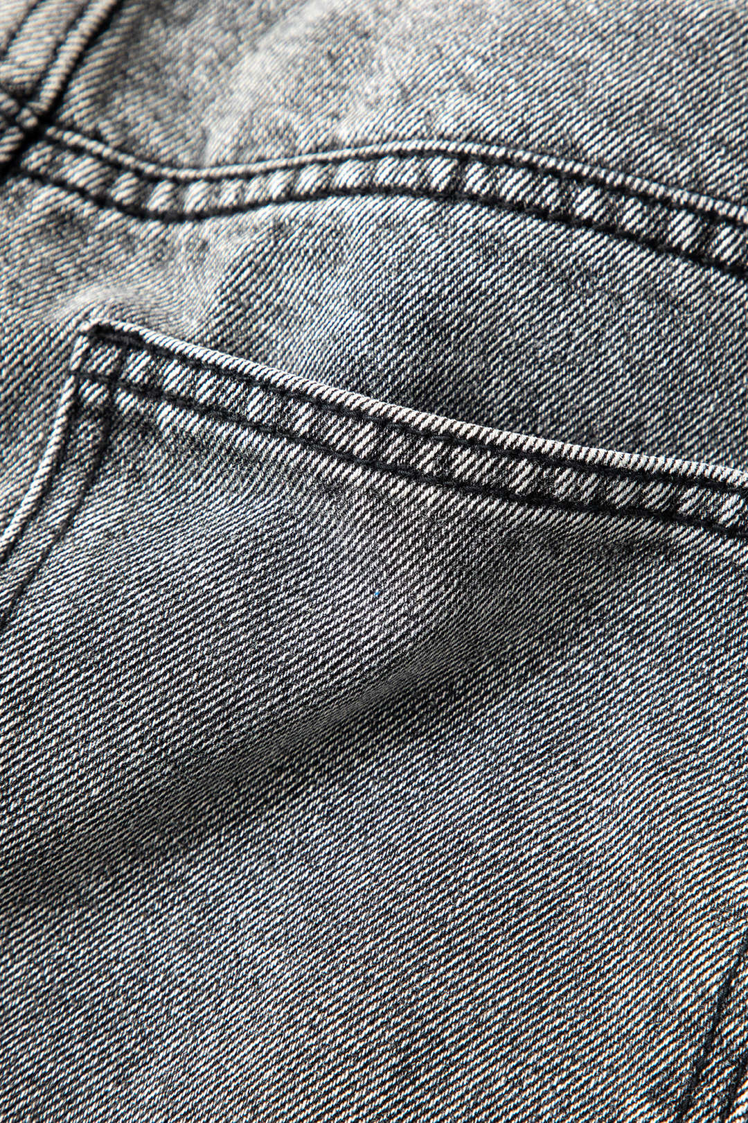 Asymmetric | Waist Straight Leg Jeans