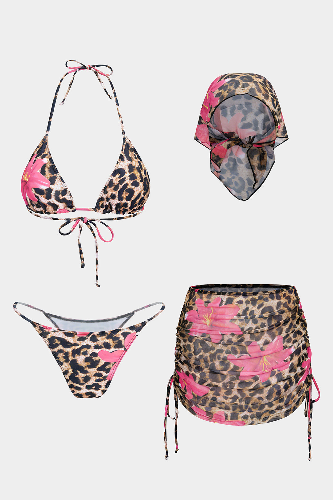 Leo | Tie-Up Bikini Set