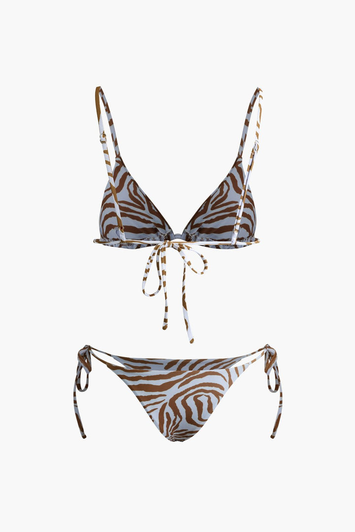 Leop | Tied Bikini Set