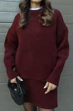 Mara Co Ord Set featuring a soft, cozy two-piece outfit for women in stylish design, perfect for casual wear or lounging. - 1