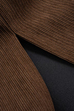 Ti | Corduroy Belted Waist Skirt