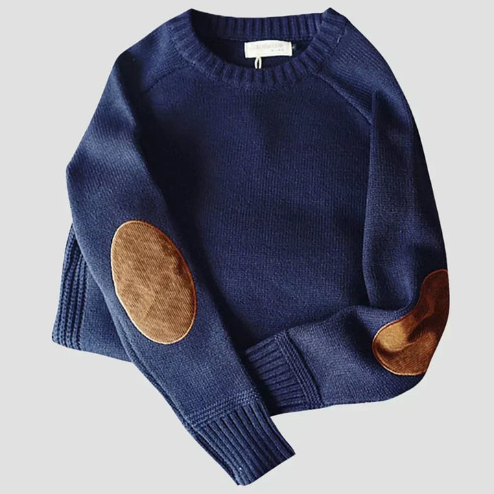 Sierra Alpine Knit Sweater in soft knit fabric featuring a classic design, perfect for both men and women, ideal for cozy layering in chilly weather. - 4