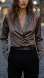 Isabelle | Lace Up Blouse