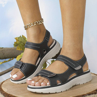 Flavie – Leather Orthopedic Sandals