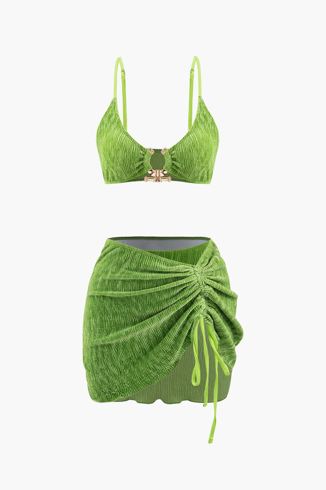 Nena | Velvet Bikini And Sarong