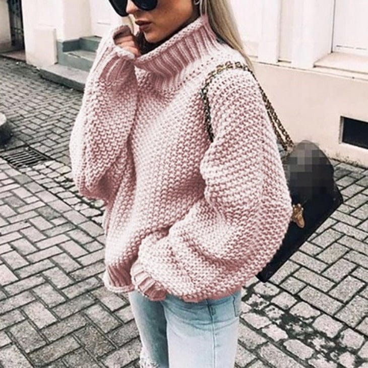 Chunky Knit Turtleneck Sweater | Oversized Fit | Soft Acrylic Blend | Winter Essential