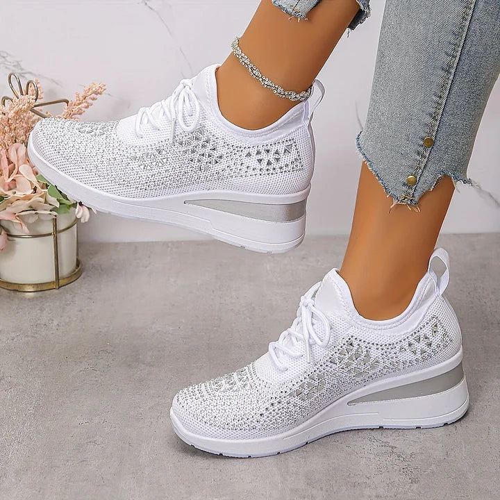 Giselle | Orthopedic Sneakers with Sparkling Rhinestones