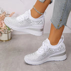 Giselle | Orthopedic Sneakers with Sparkling Rhinestones
