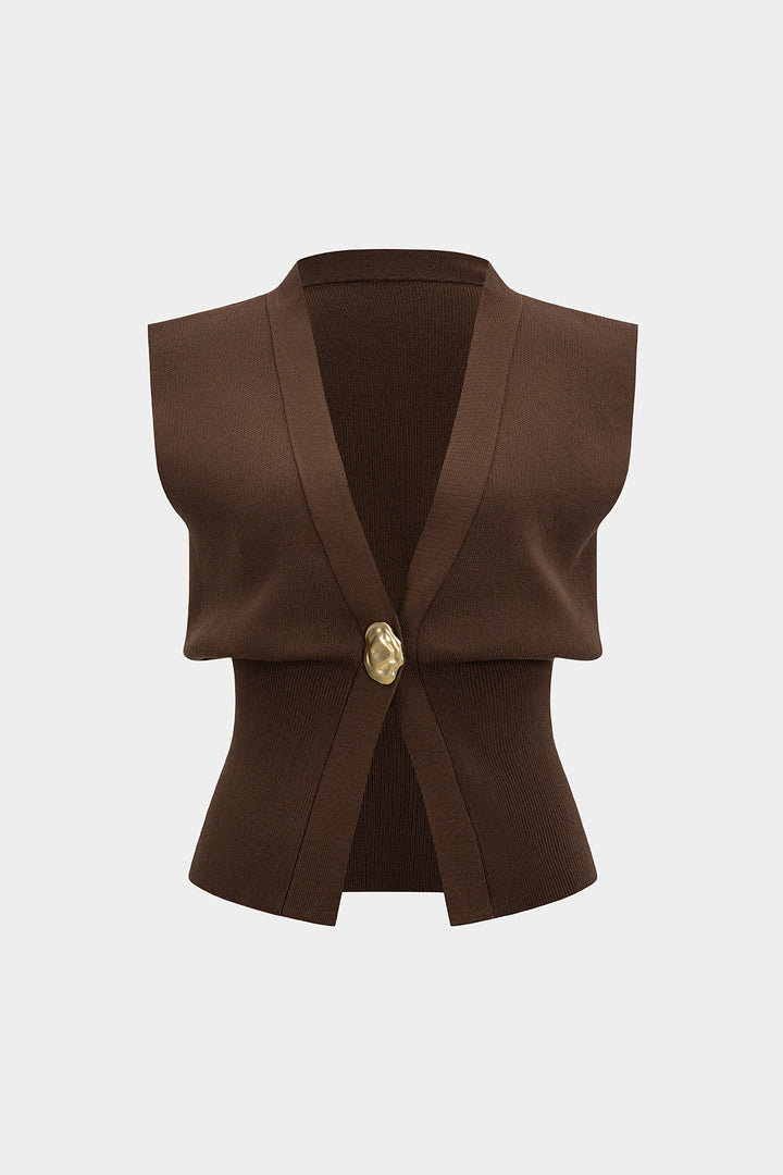 Elsa | Knit Top Gilet