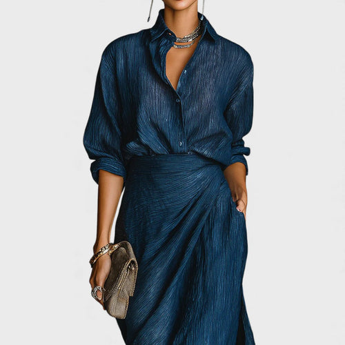 Nayla Pleated Dress | Lightweight, Elegant Maxi for Wedding Guests and Summer Events - 2