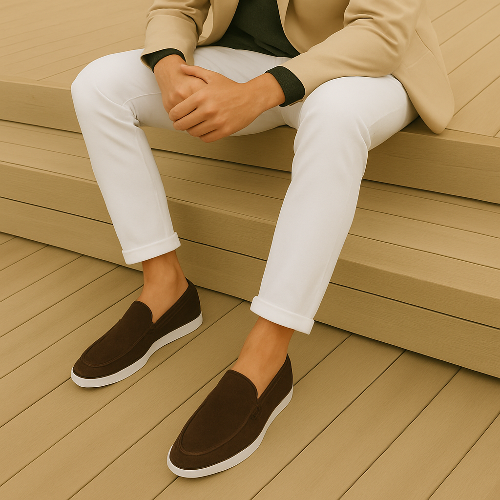 Fred | Elegant suede loafers