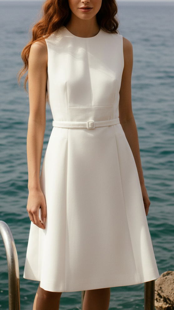 Camille | Belted Mini Dress