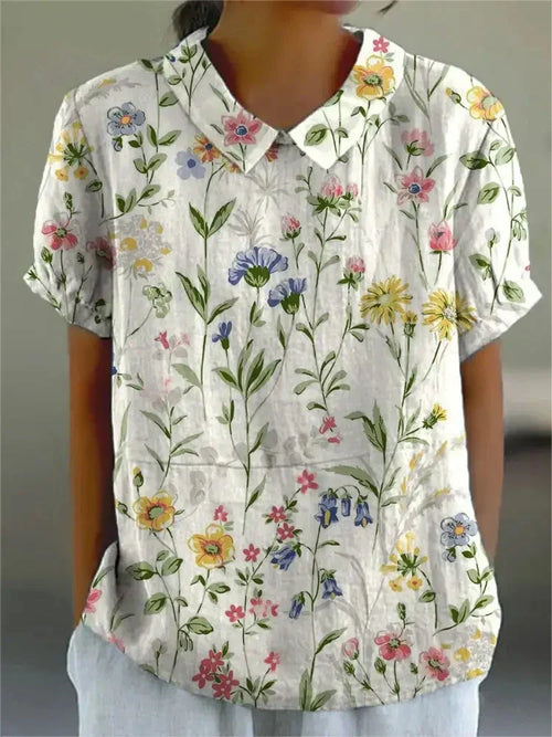 Nina Floral Shirt | Soft Breathable Fabric, Relaxed Fit - 2