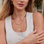 Janie Coin Layered Necklace