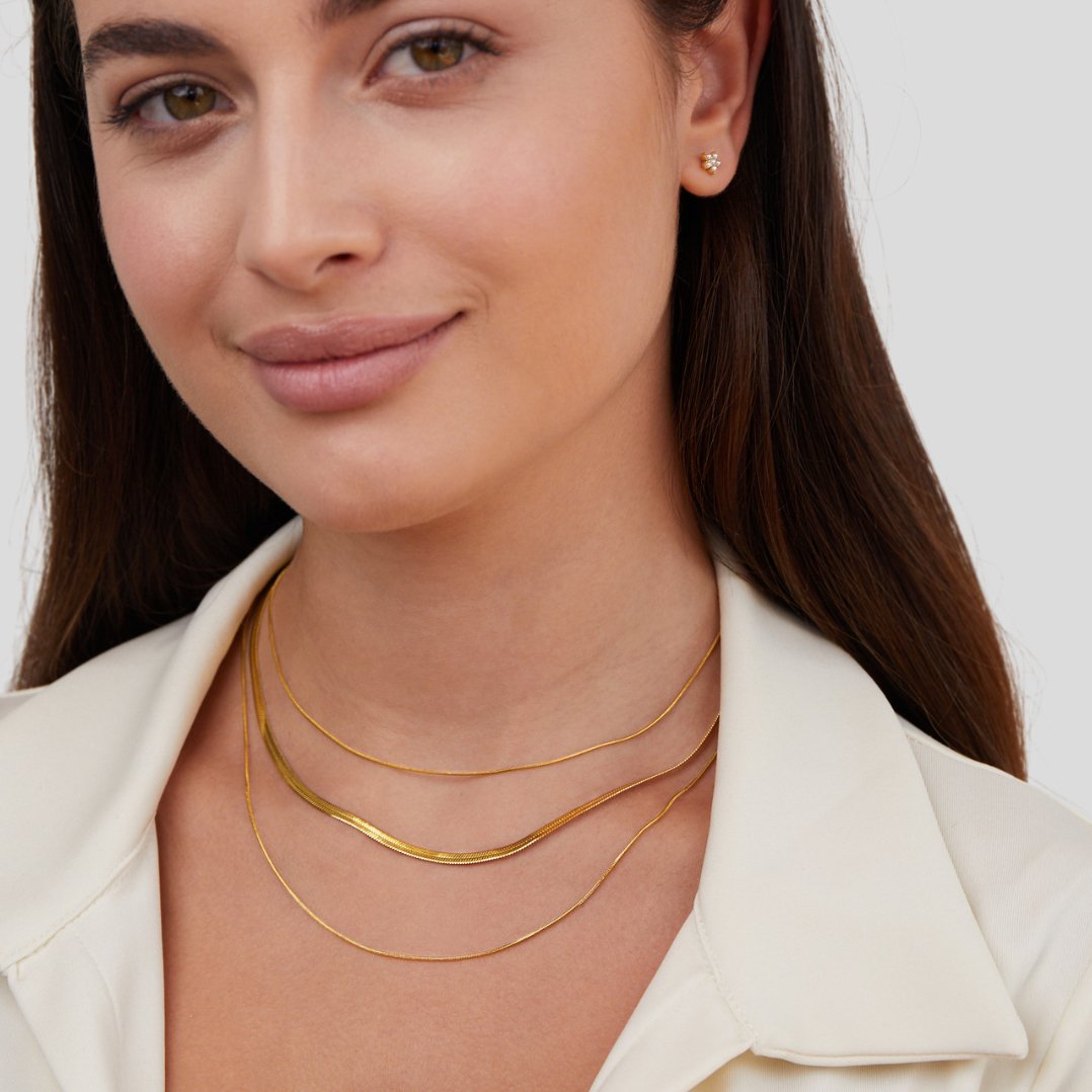Gold Multi Layered Necklace
