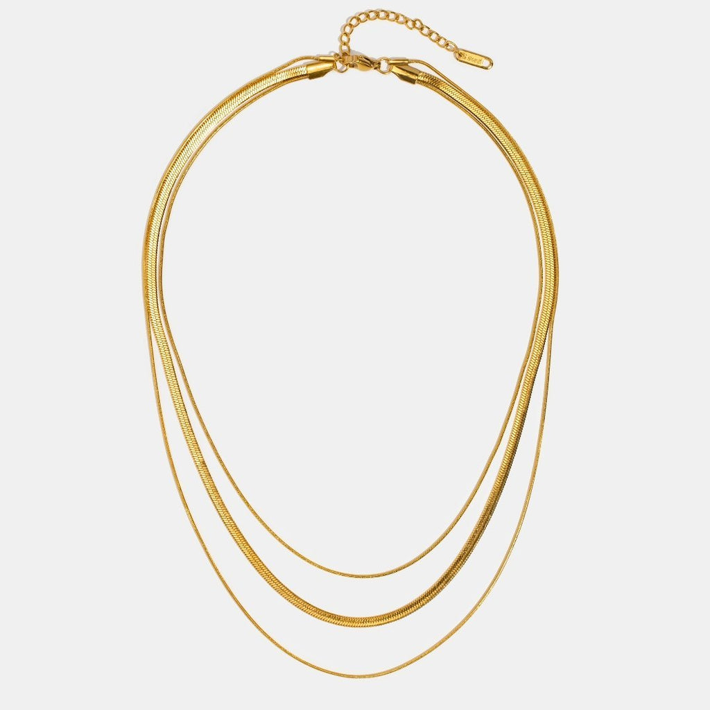 Gold Multi Layered Necklace