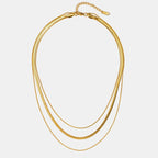 Gold Multi Layered Necklace