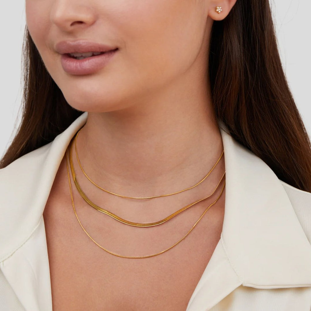 Gold Multi Layered Necklace