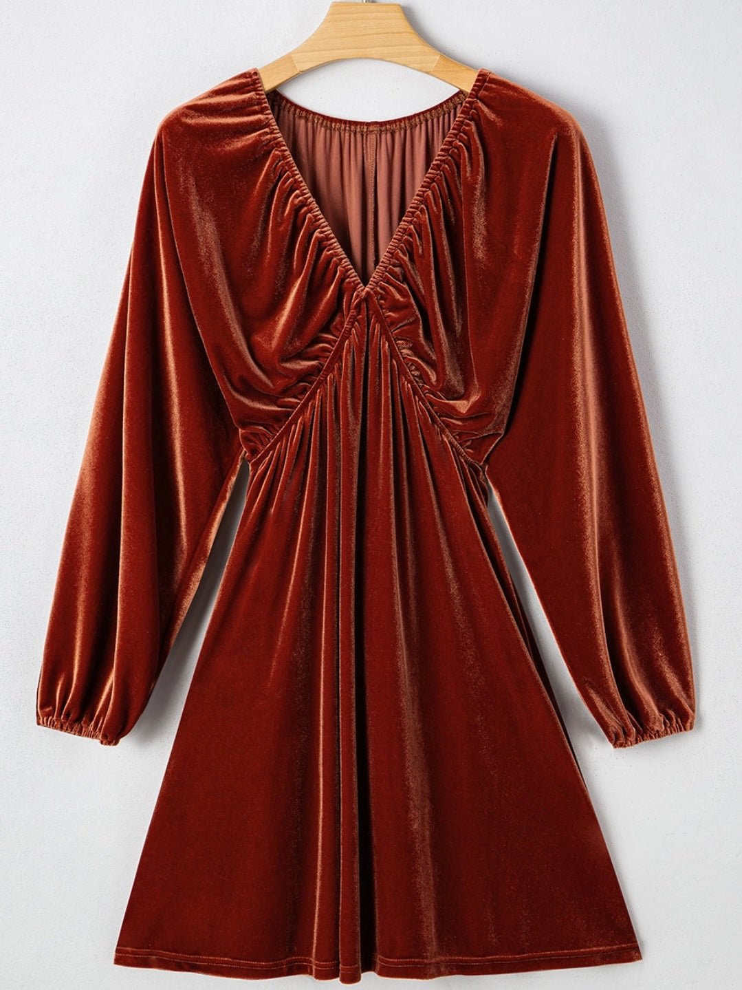 Haven Glow Dress featuring a luxurious velvet fabric and a romantic silhouette, perfect for special occasions and elegant evenings. - 1