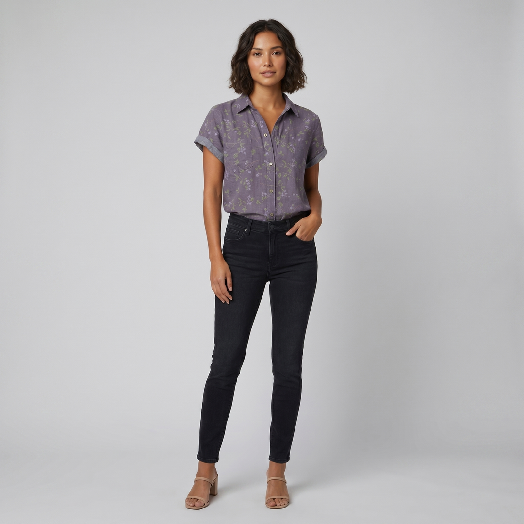 Fleur Vintage Blouse - model A square full