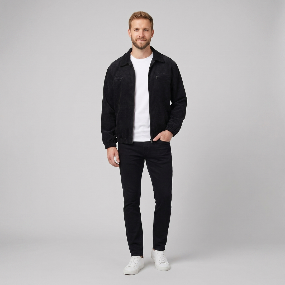 Salvador jacket black - model D full