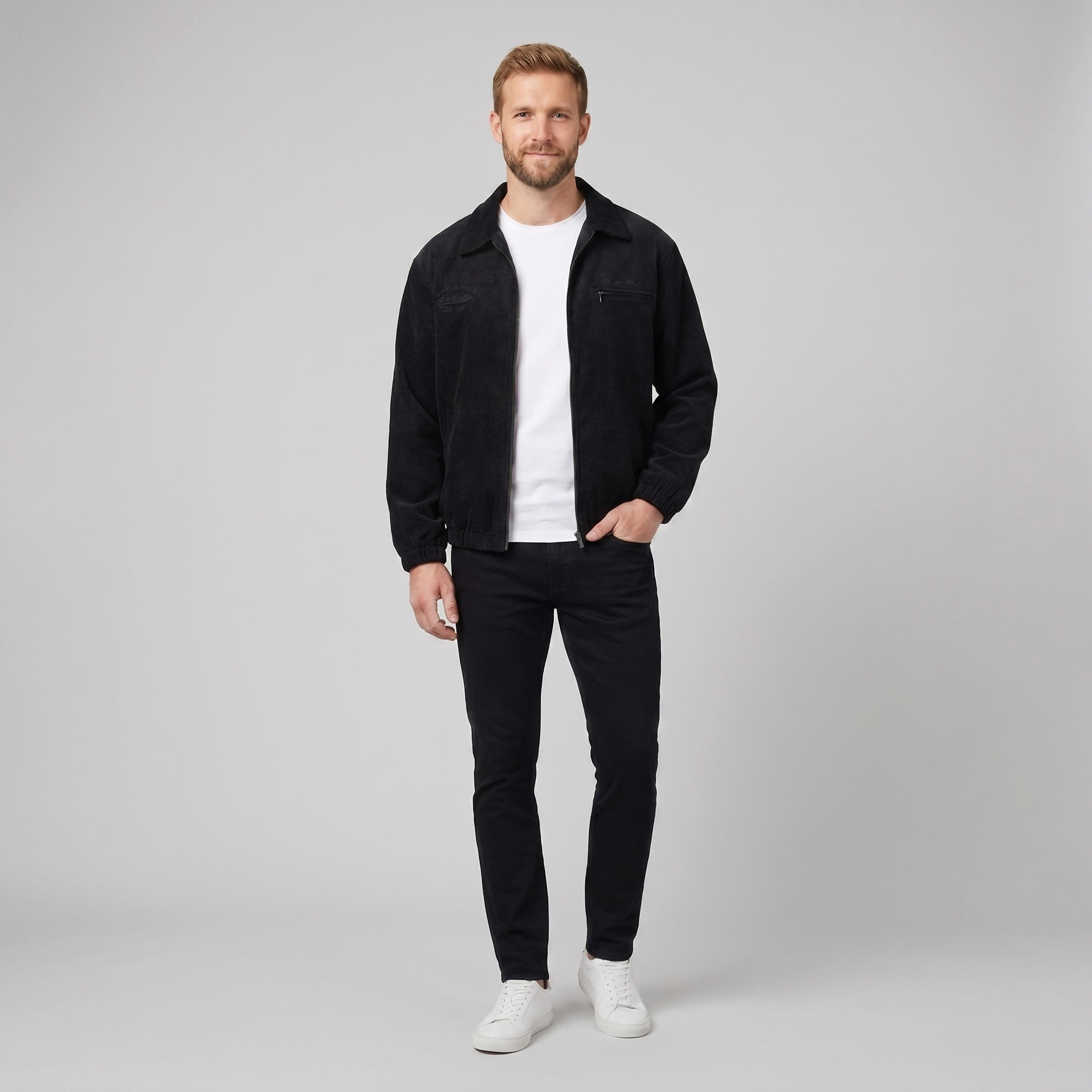 Salvador jacket black - model D full