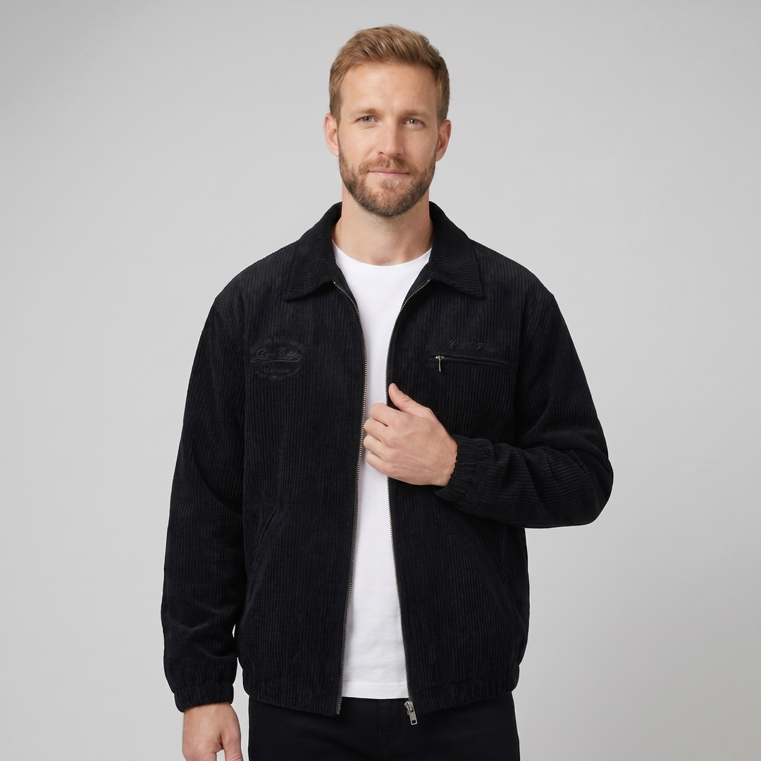 Salvador jacket black - model D detail