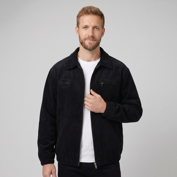 Salvador jacket black - model D detail