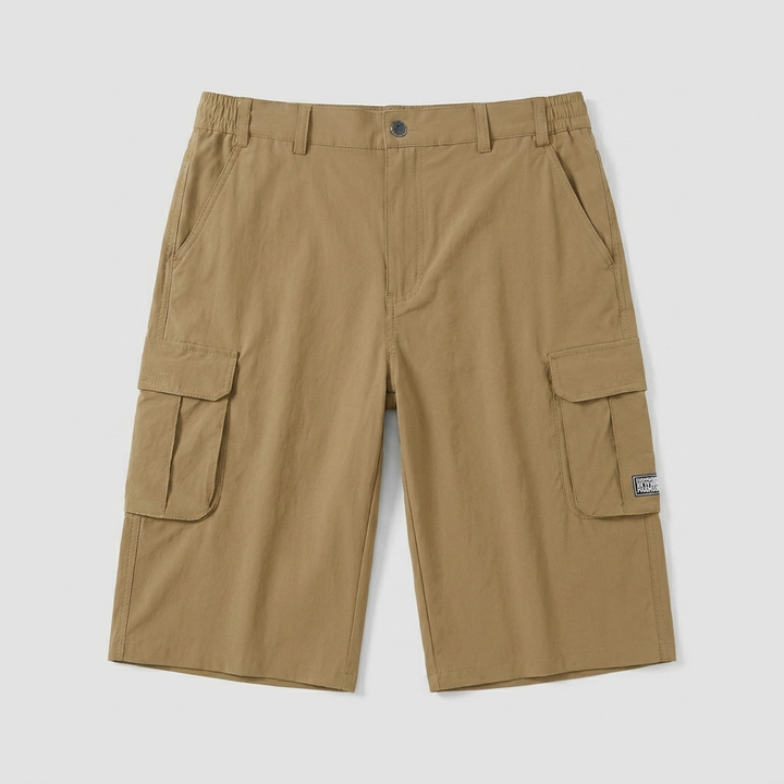 Maverick cargo shorts - full flat-lay detail