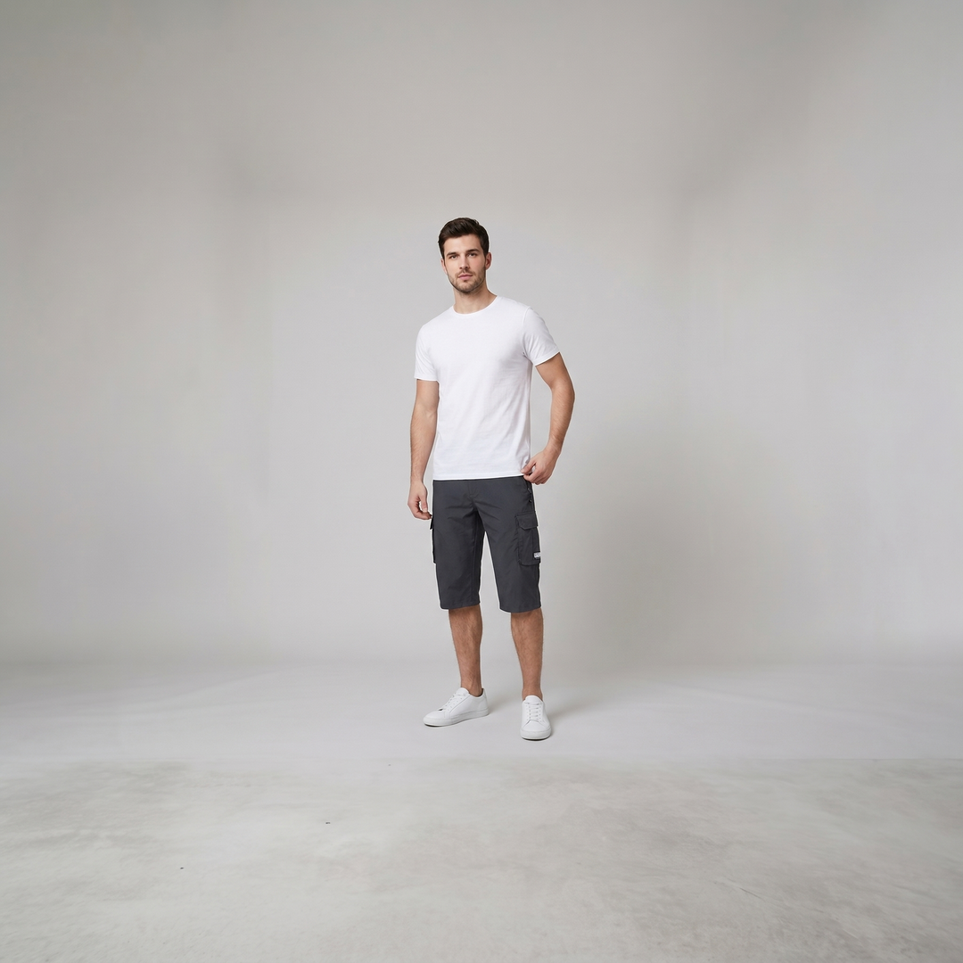 Maverick cargo shorts dark gray - model C