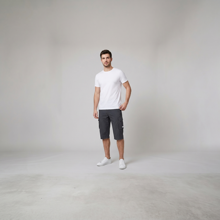 Maverick cargo shorts dark gray - model C