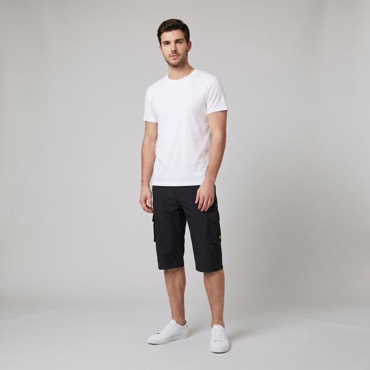 Maverick cargo shorts black - model C