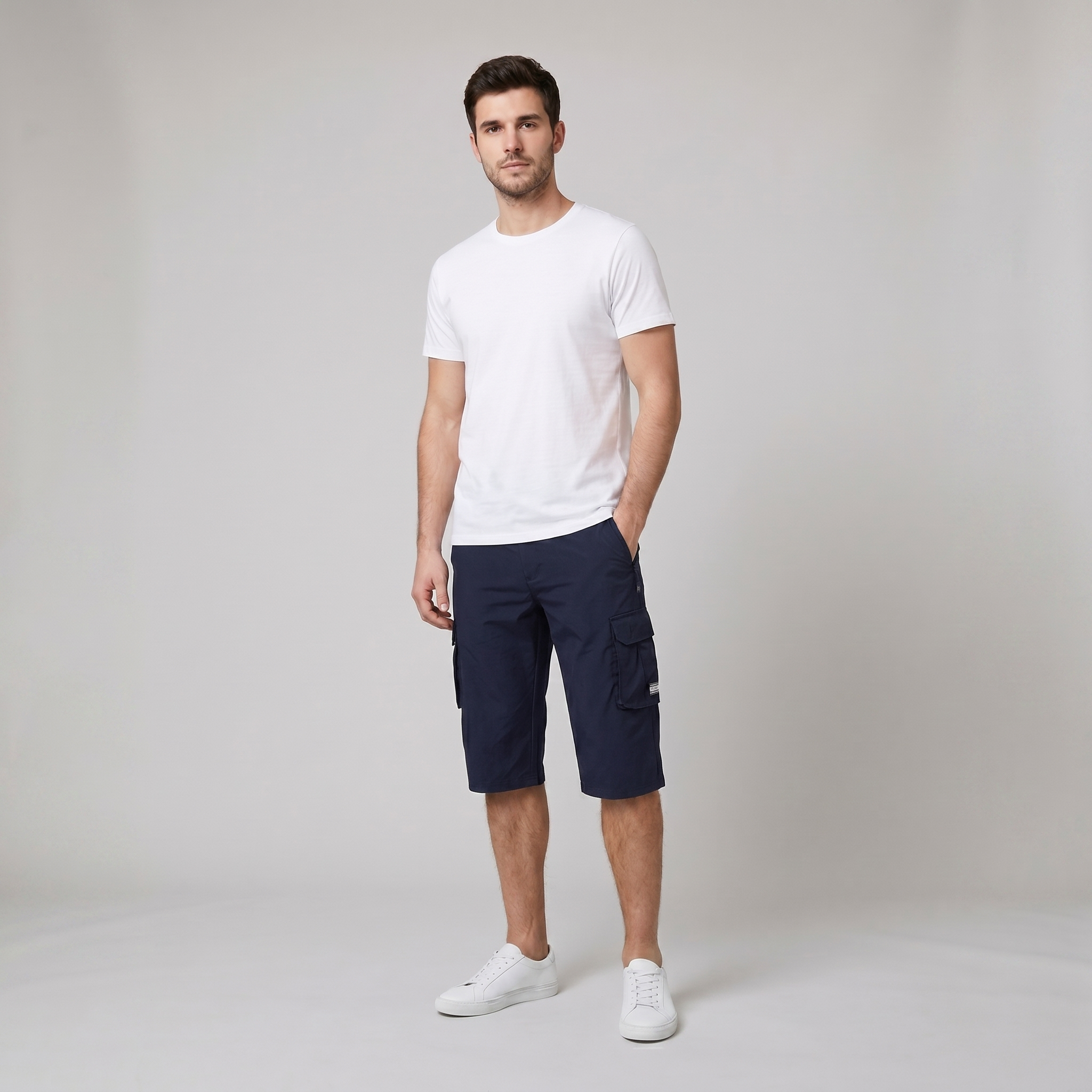 Maverick cargo shorts dark blue - model C