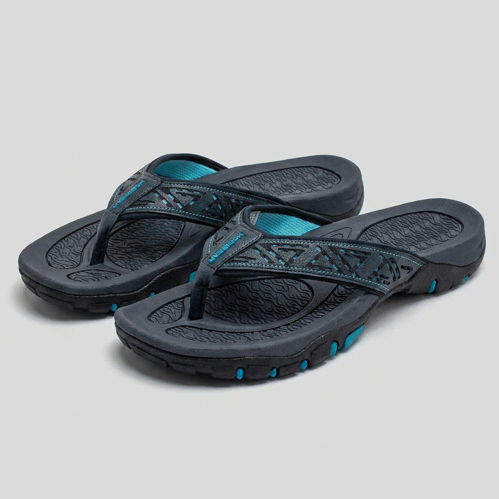 Maverick flip flops blue