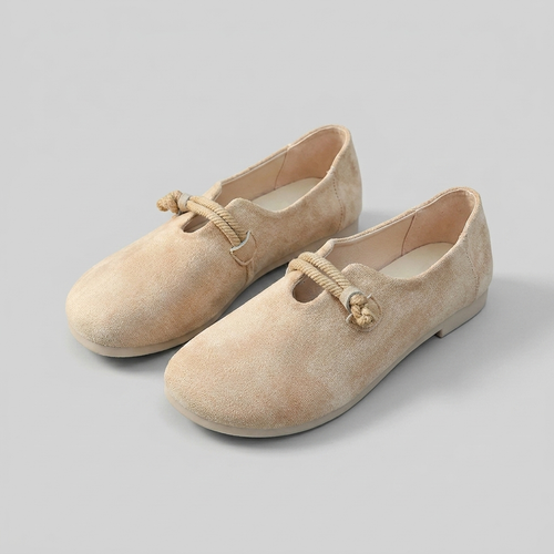 Ysa orthopedic suede loafers beige - The store Vancouver