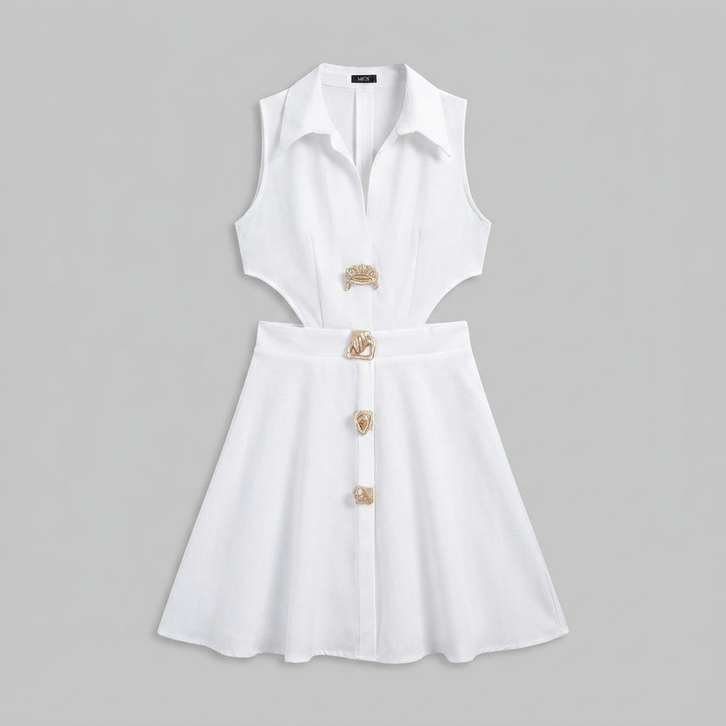 Lara cut-out mini dress product flat-lay