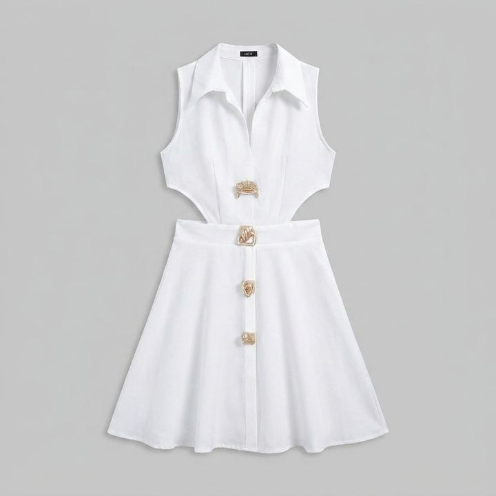 Lara cut-out mini dress product flat-lay