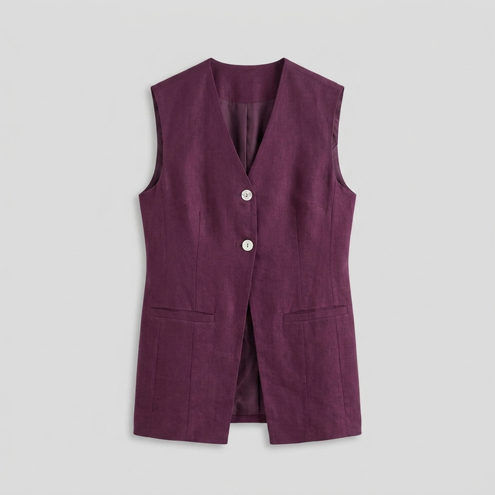 Blythe Vest aubergine - productfoto