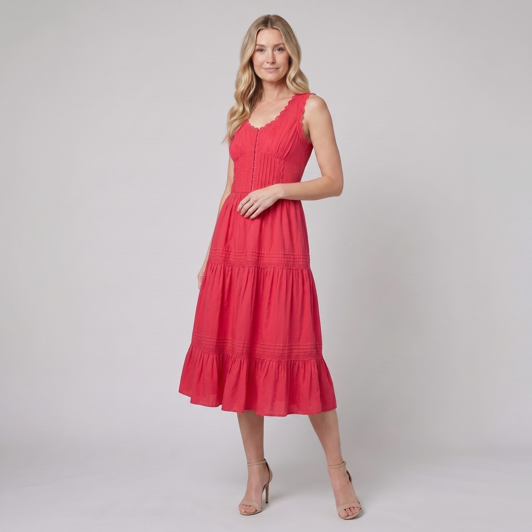 Roselle Midi Dress - model pose 2